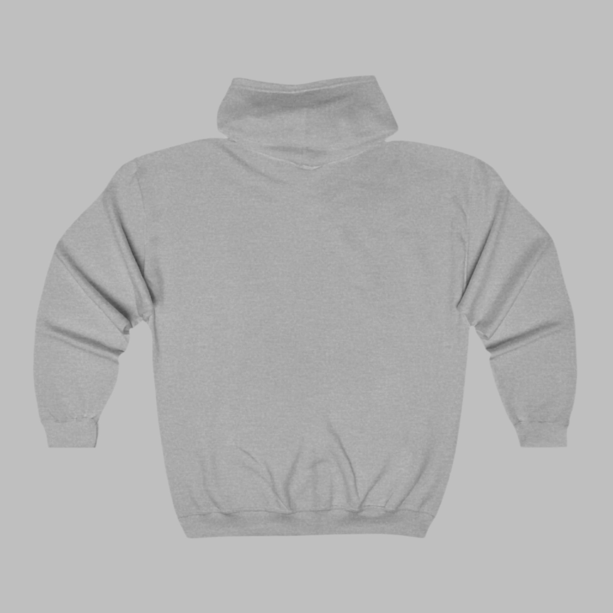 Amperia Full Zip Hoodie - Cozy Unisex Sweatshirt for Everyday Wear.