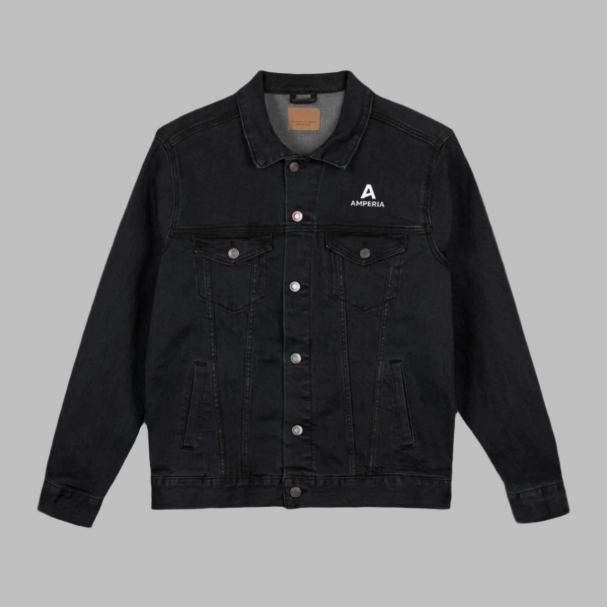 Stylish Unisex Embroidered Denim Jacket, Casual Fashion, Streetwear.