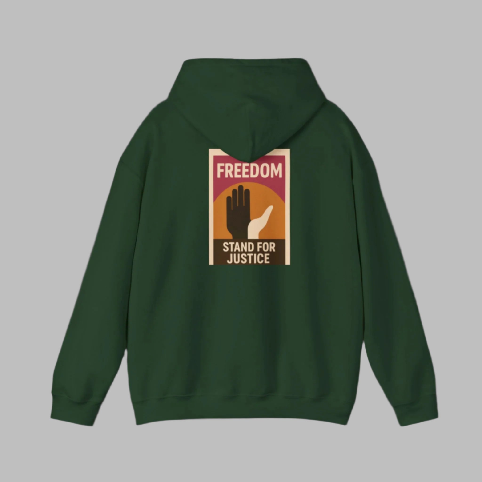 Unisex Hooded Sweatshirt - Freedom Design, Social Justice Apparel, Comfortable & Stylish.