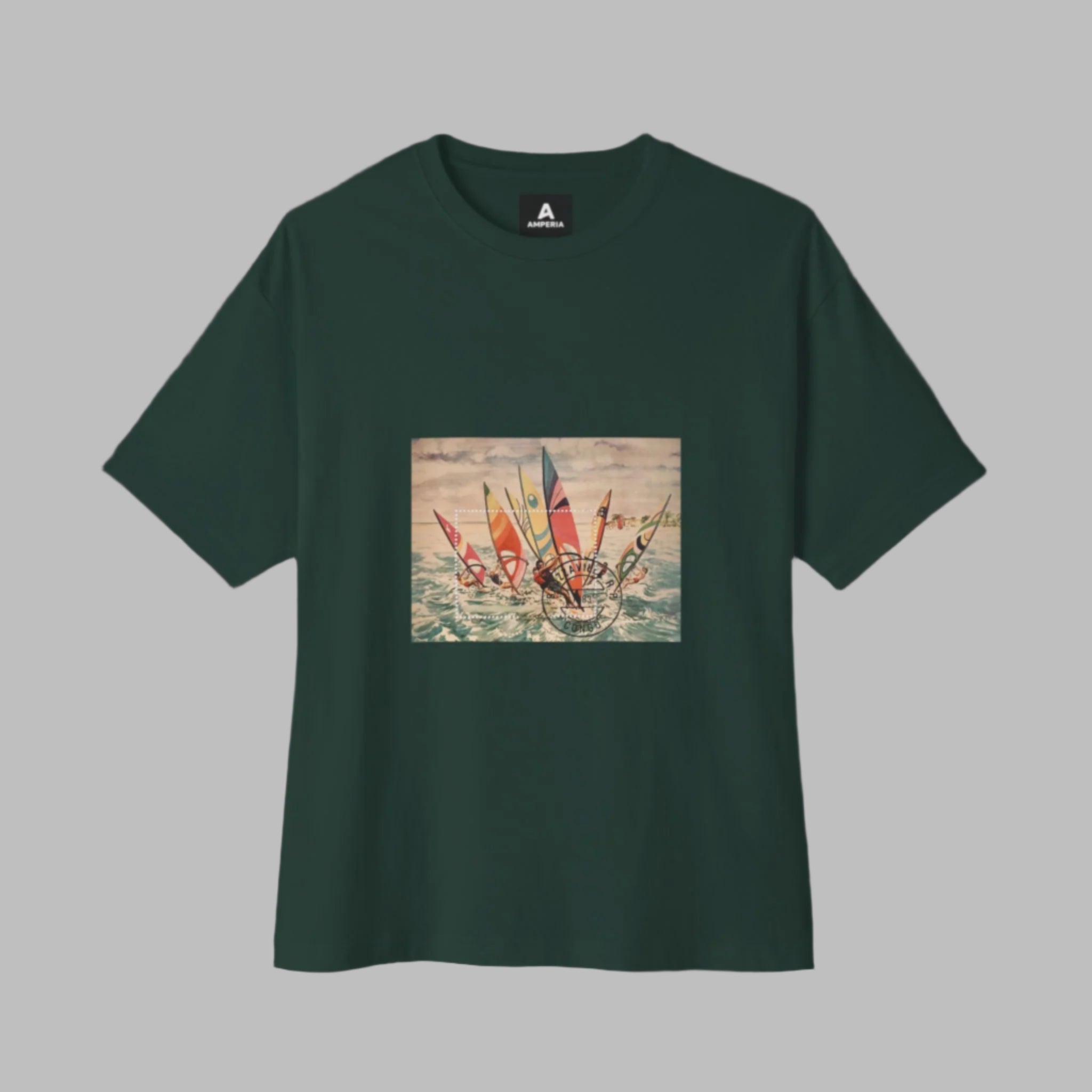 Olympic Sailing Unisex Oversized Tee, Casual Summer Shirt.