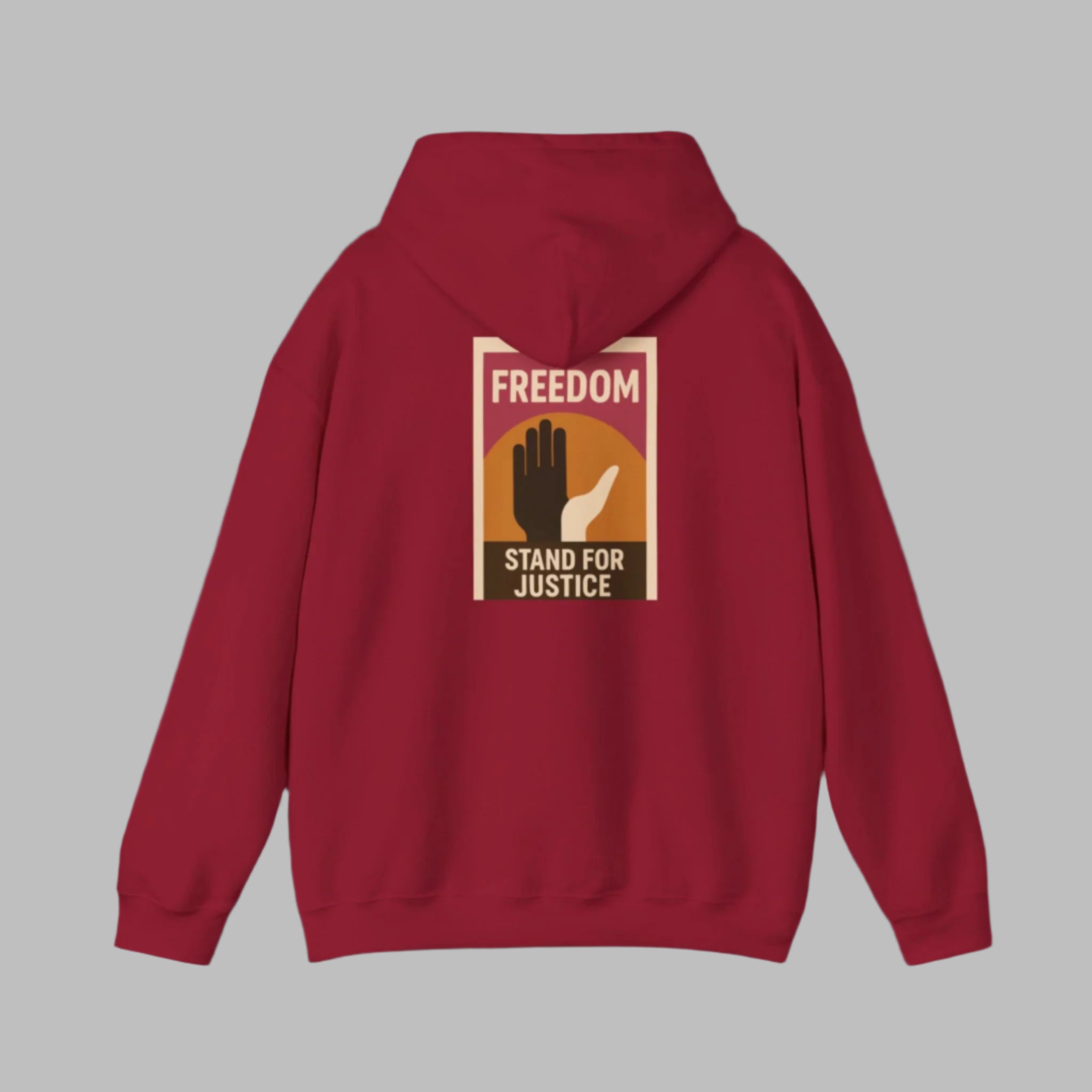 Unisex Hooded Sweatshirt - Freedom Design, Social Justice Apparel, Comfortable & Stylish.