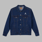 Stylish Unisex Embroidered Denim Jacket, Casual Fashion, Streetwear.