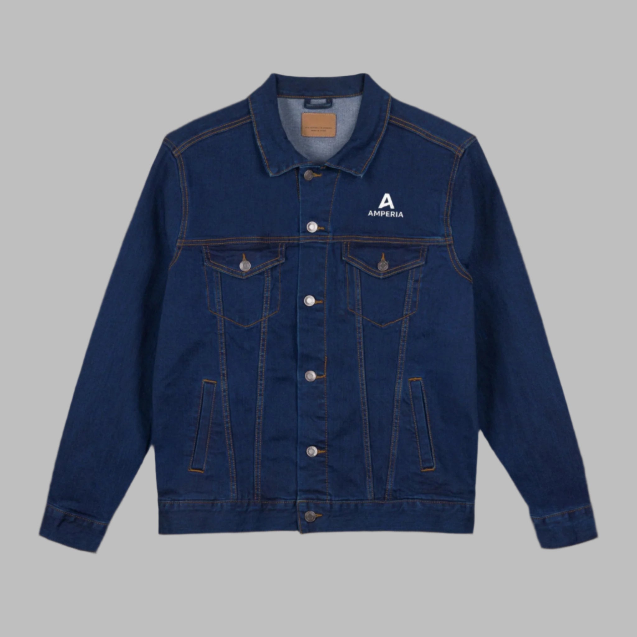 Stylish Unisex Embroidered Denim Jacket, Casual Fashion, Streetwear.