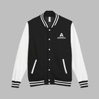 Unisex Heavyweight Letterman Jacket with Obsessed Mind Design, Stylish Jacket.