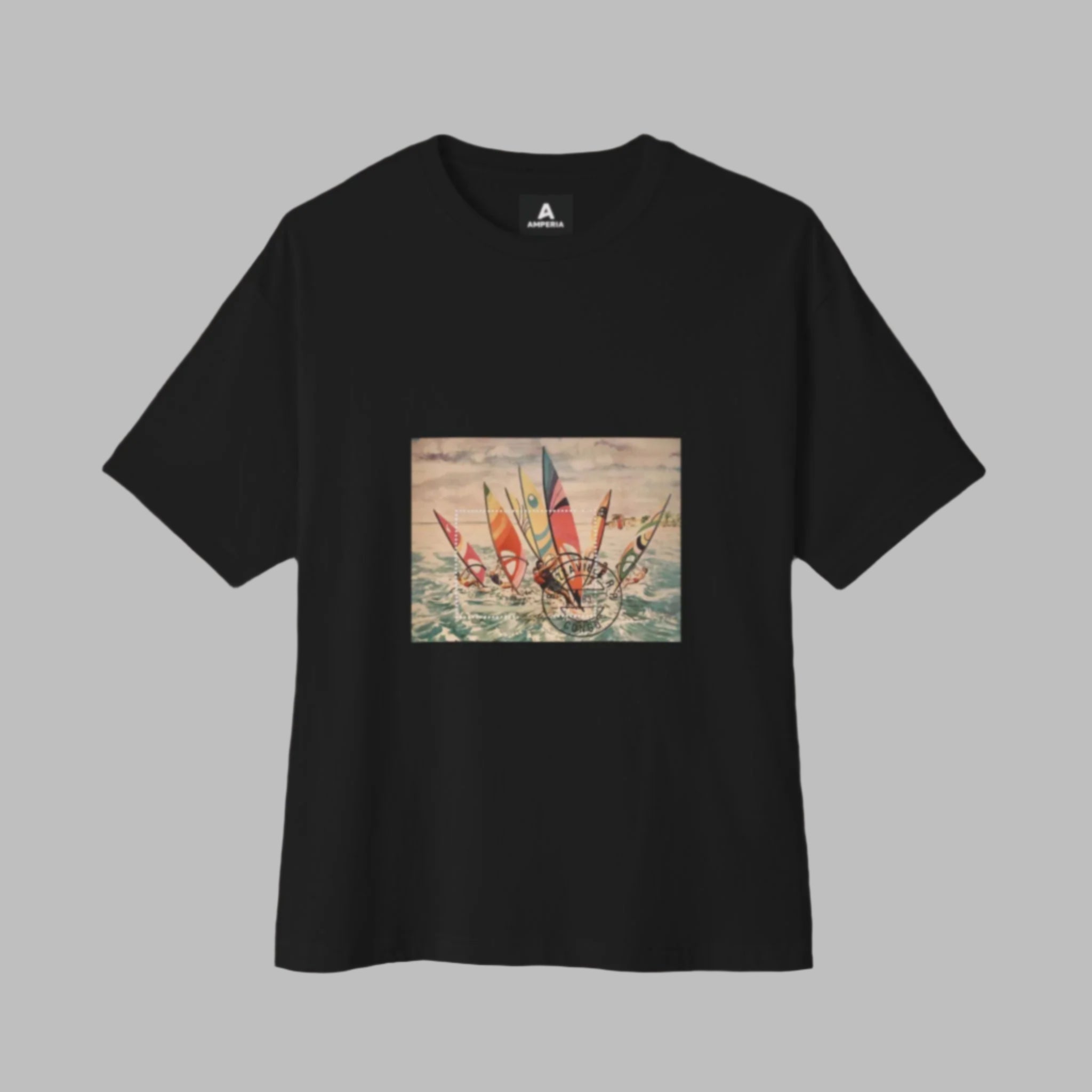 Olympic Sailing Unisex Oversized Tee, Casual Summer Shirt.