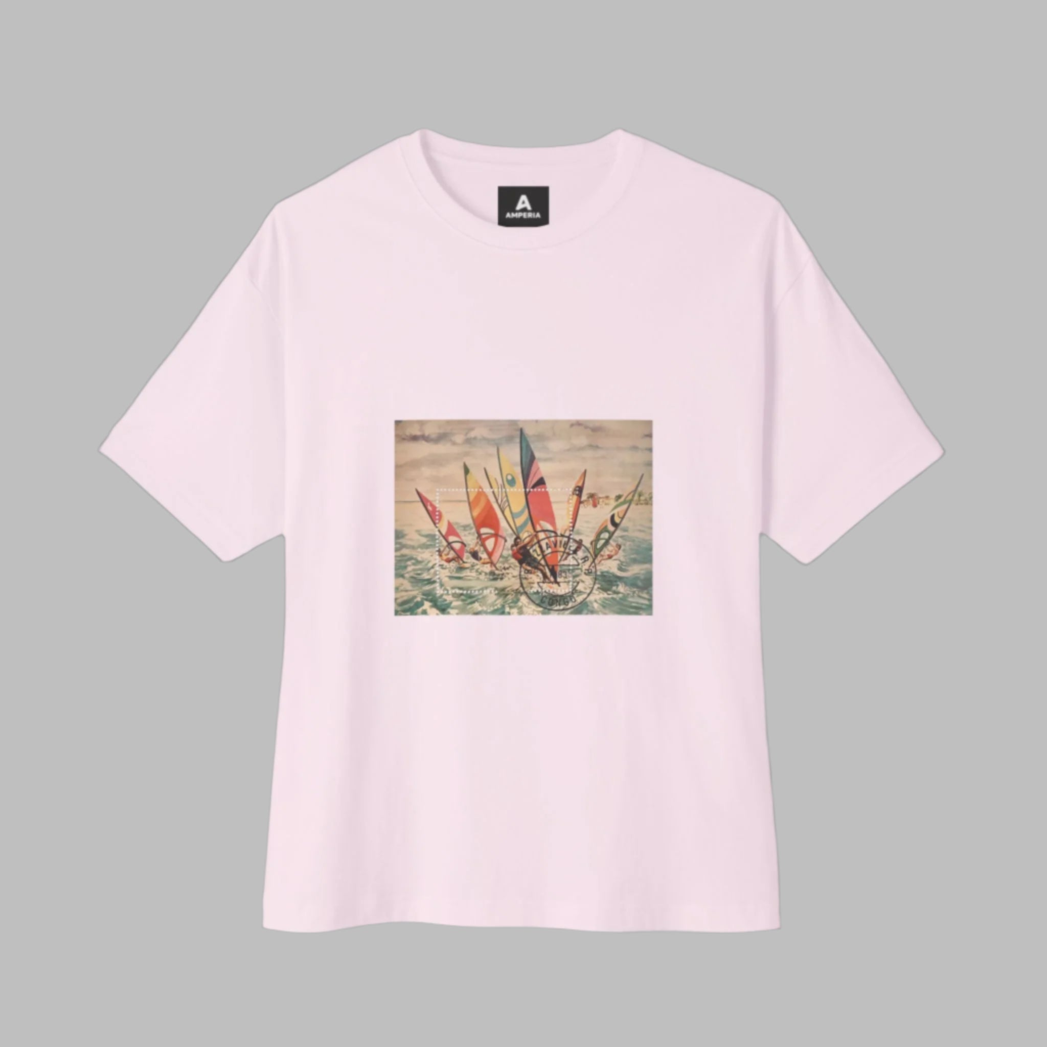 Olympic Sailing Unisex Oversized Tee, Casual Summer Shirt.