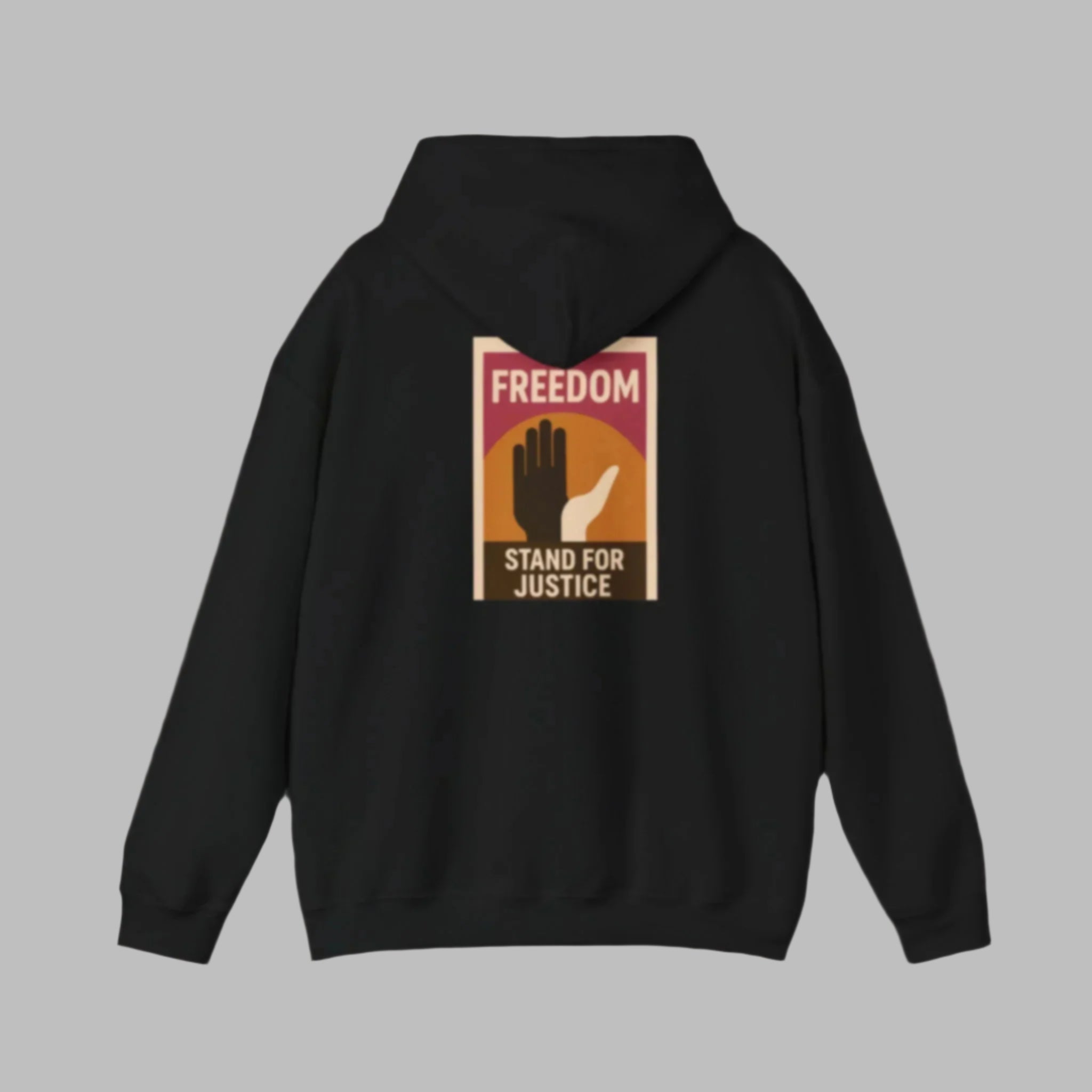 Unisex Hooded Sweatshirt - Freedom Design, Social Justice Apparel, Comfortable & Stylish.