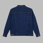 Stylish Unisex Embroidered Denim Jacket, Casual Fashion, Streetwear.