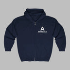 Amperia Full Zip Hoodie - Cozy Unisex Sweatshirt for Everyday Wear.