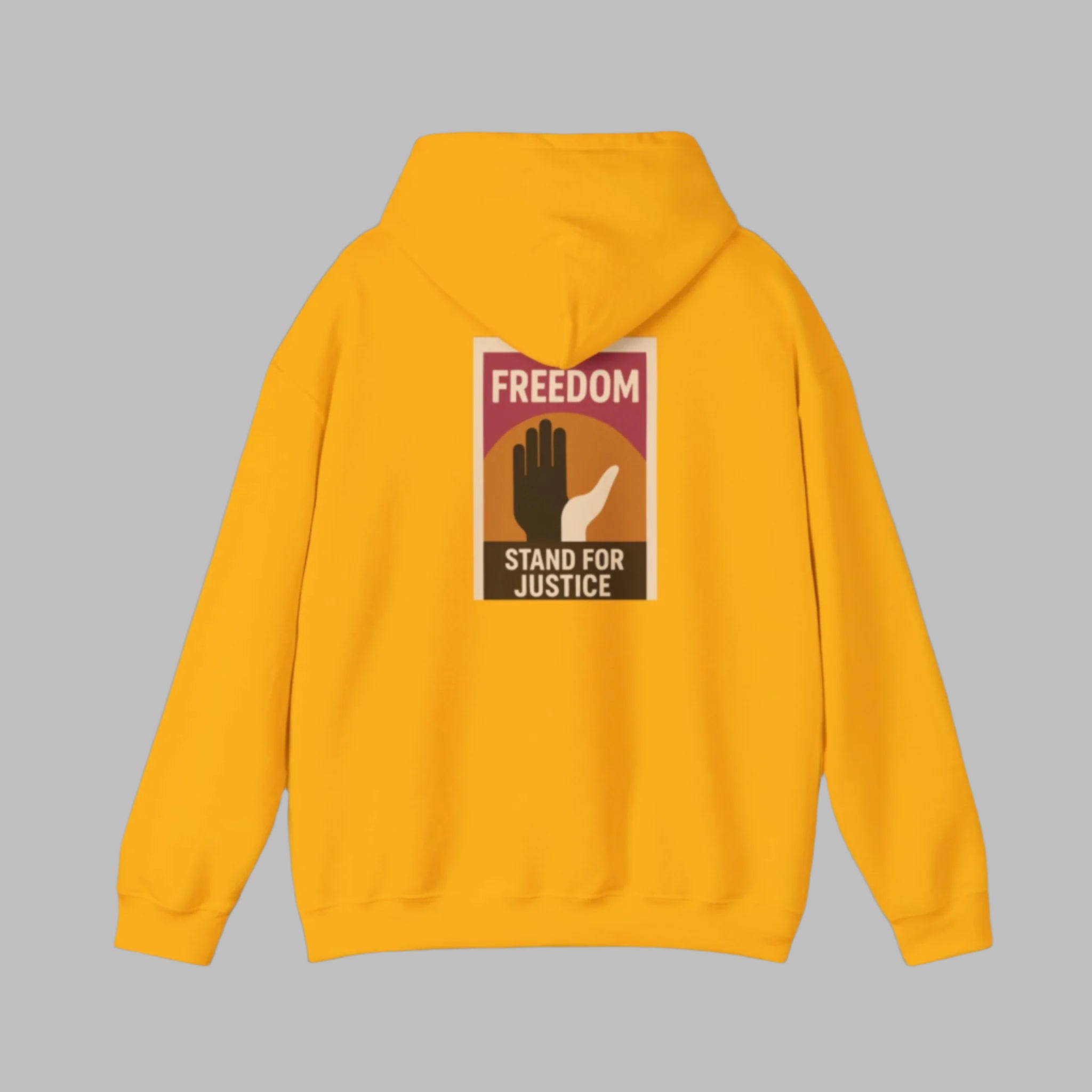 Unisex Hooded Sweatshirt - Freedom Design, Social Justice Apparel, Comfortable & Stylish.